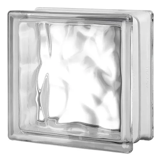 Ladrillos De Vidrio Pack X6 Premium 2200 Gramos Cada Uno Color Transparente