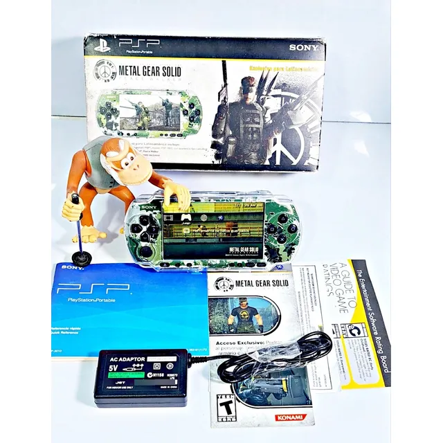 Consola Sony Psp Slim 3000 + 128gb De Juegos Y Clásicos. Negro