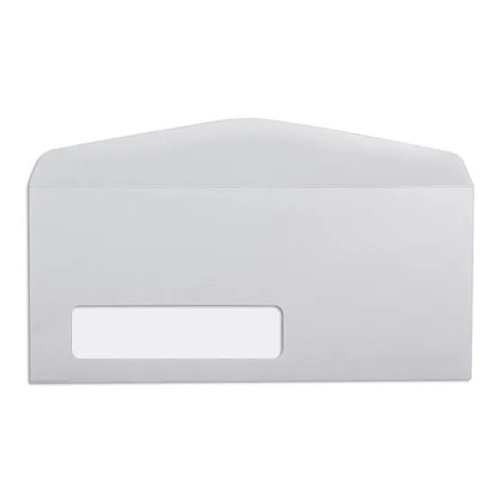 500 Sobre Correspondencia Oficio Ventana Medida 24.1x10.5cms Color Blanco Liso