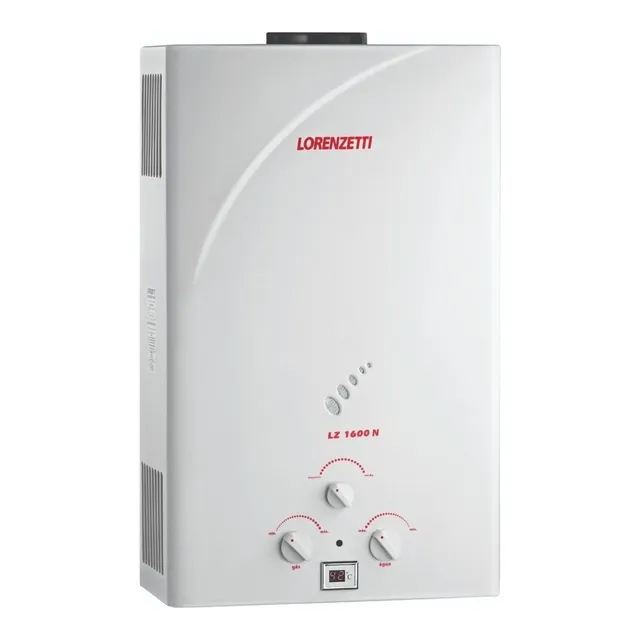 Aquecedor Gas Lorenzetti 15.0 Lt Gn Lz 1600n Cor Branco
