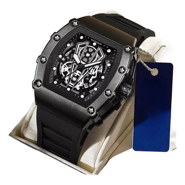 Innovador Reloj Richard New Tonneau Shape Para Hombre