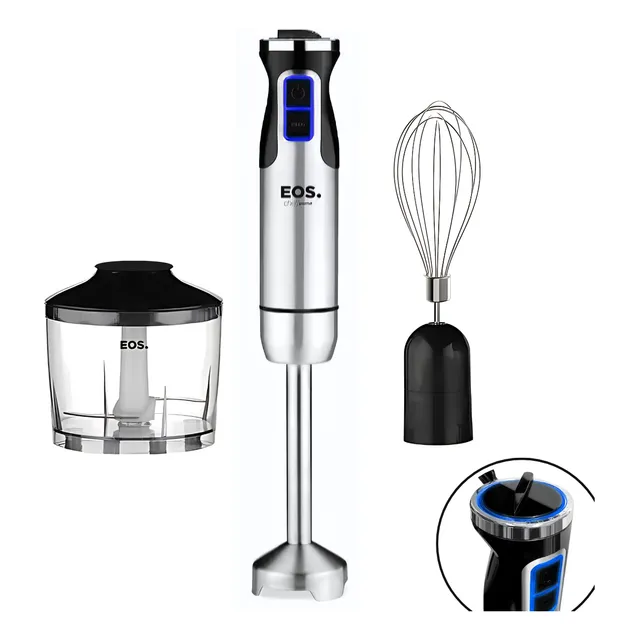 Mixer 3 Em 1 Processador Turbo 850w Inox Eos- Mais Potente