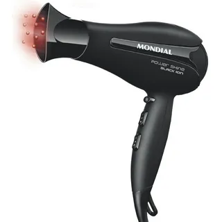 Secador De Cabelos Power Shine Sc13 Black Ion Mondial 110v Secador De Cabelos Power Shine Sc13 Black Ion Mondial 110v