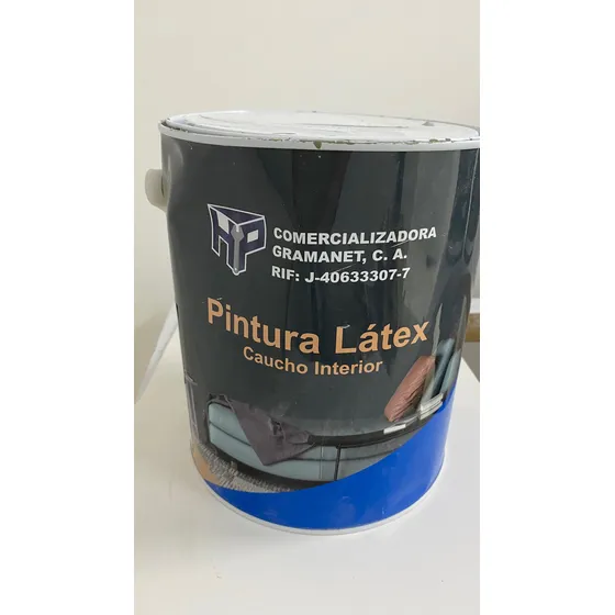 Pintura Latex Caucho Interior Color Gris Clase A