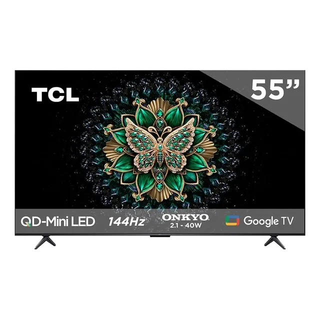 Tcl 55 Pulgadas Qm6k 4k Uhd Mini Led Smart Google Tv 55qm6k