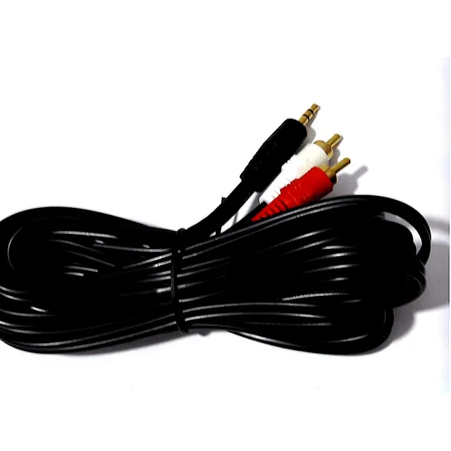 Cable De Audio Vídeo Mini Jack 3.5mm Macho A 2 Rca Macho 5 M