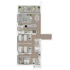 3 dormitorios  |  2 baños