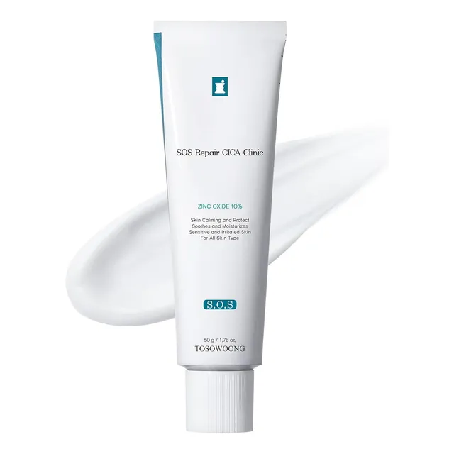 Crema De Zinc Sos Repair Cica Clinic, 100 000 Ppm De Óxido D