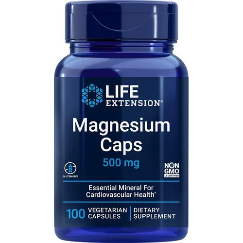 Magnesio Life Extension 500mg 100caps Vegetarianas Sabor N/a