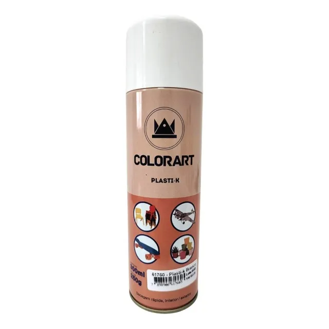 Spray Plasti-k Para Plásticos Colorart Cores