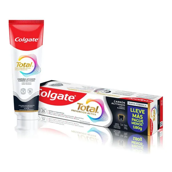 Creme Dental Colgate Total Carvão Ativado 180g