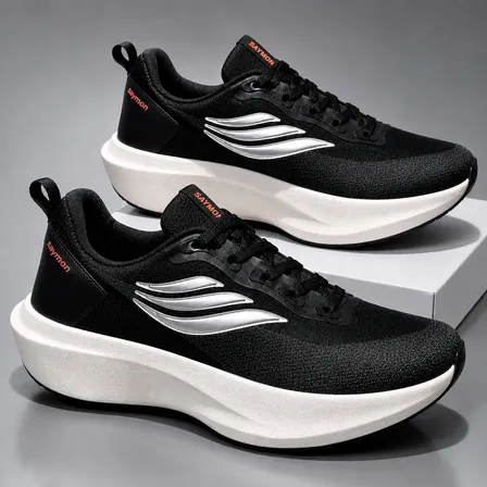 Tênis Masculino Feminino Academia Corrida Leve New Estiloso Preto Fênix 42 Br
