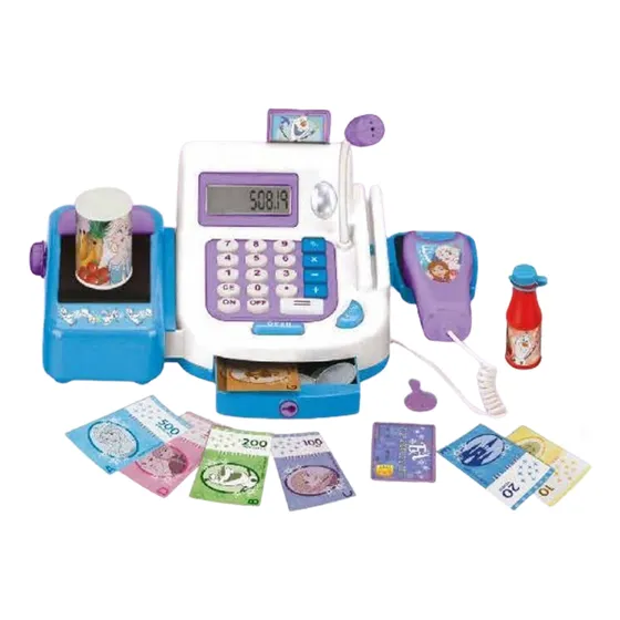 Caja Registradora Frozen Disney Luz Sonido Microfono Ditoys
