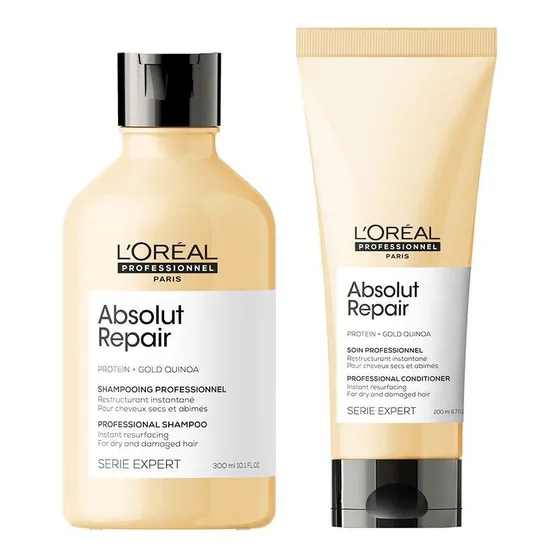 Pack Loreal Absolut Repair Shampoo 300ml Acondicionado 200ml