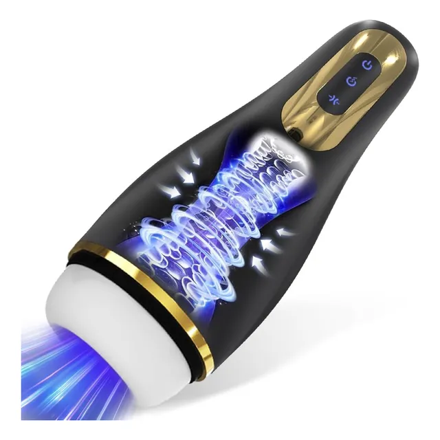 Masturbador Automático Vibración Y Compresión Mejorado