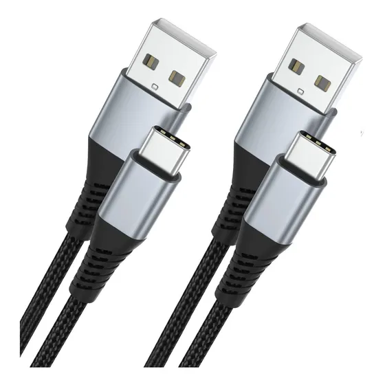 Cable Usb 6.6 Pie 2 Rapida Aa Largo Trenzado Para Galaxy