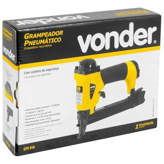 Engrampadora Neumatica Vonder Gvp616 - Ynter