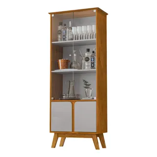 Cristaleira 4 Portas Madri Naturalle Com Off White Bechara Cristaleira 4 Portas Madri Naturalle Com Off White Bechara