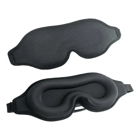 Mascara De Dormir Tapa Olho 3d Blackout Super Confortável Preto Mascara Sono Dormir