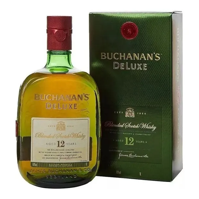 Whisky Buchanans 12 Años (1-litro) 100% Original