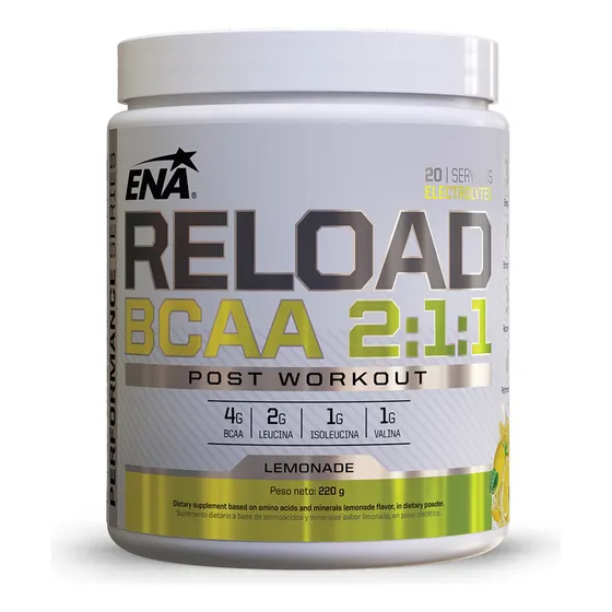 Reload Bcaa 220 Grs Ena Sport Post Work Recuperacion