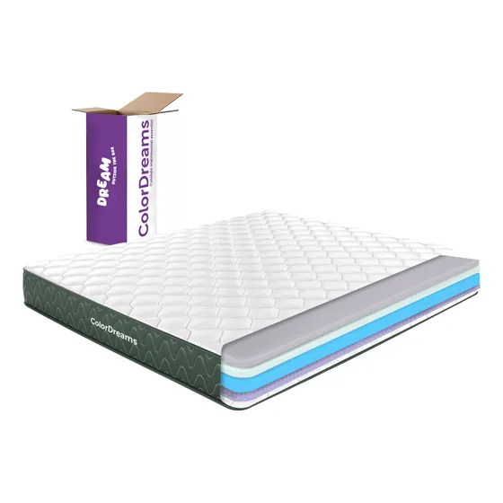 Colchon Matrimonial En Caja Memory 135x190x18 Cm Colordreams