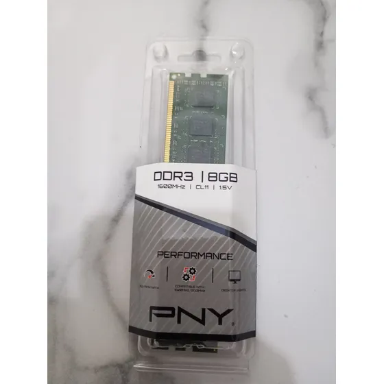 Memoria Ram Pny Longdimm 8gb Verde Ddr3 1 Módulo