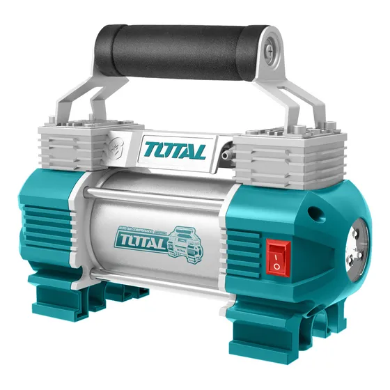 Compresor De Aire Portatil 12v 120psi Total Doble Pistón Calidad Excepcional