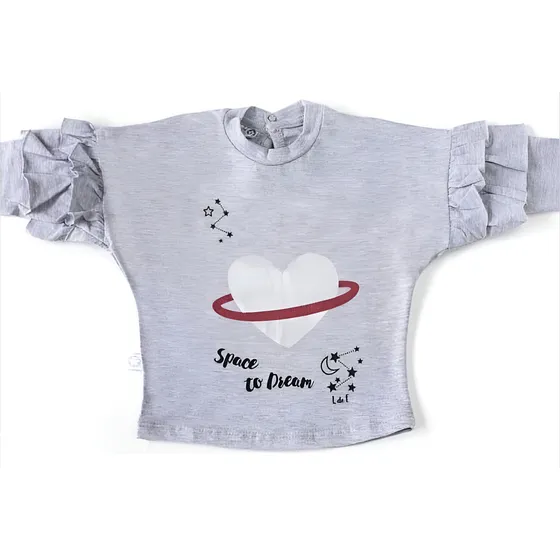 Remera Algodón Niña Manga Larga Talle 2-5 Años