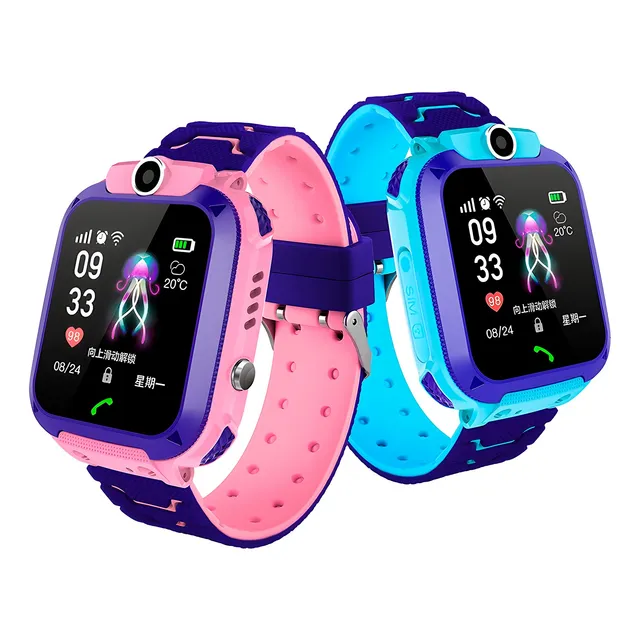 Reloj Inteligente Q12 Para Niños Localizador Gps Llamada Sos