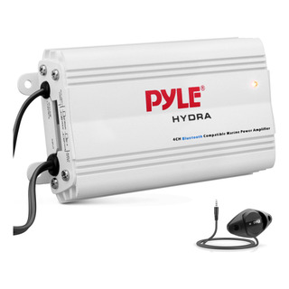Amplificador Pyle Plmrmb4cw 200w Rms Bluetooth 4 Canales Mar Amplificador Pyle Plmrmb4cw 200w Rms Bluetooth 4 Canales Mar