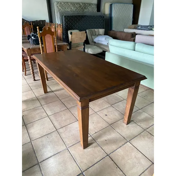 Mesa Comedor Rustica Mexicana De 6 A 8 Sillas, Madera Cedro