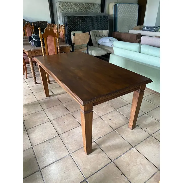 Mesa Comedor Rustica Mexicana De 6 A 8 Sillas, Madera Cedro
