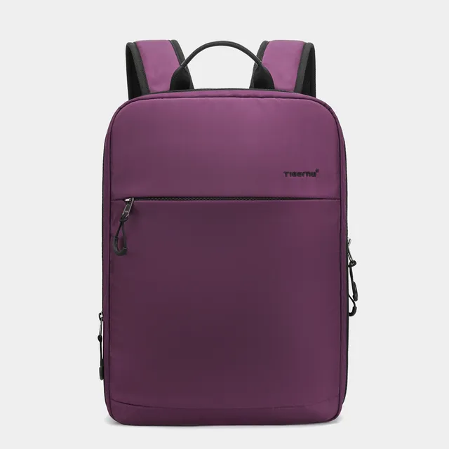 Mochila Tigernu Ejecutiva Para Notebook Morado T-b9013