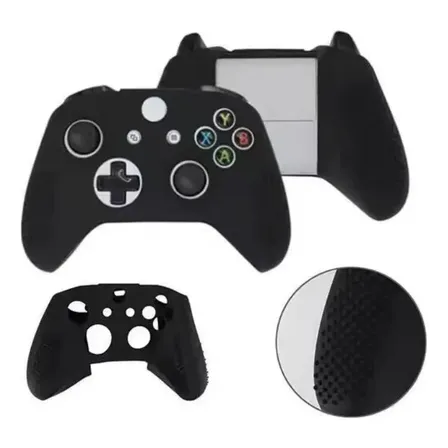 Funda Protectora De Silicona Para Control Xbox One S One X Negro