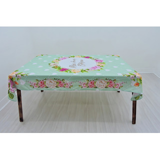 Toalha De Mesa Especial Dia Das Mães Verde, Para Decoração Cor Verde Toalha De Mesa Especial Dia Das Mães Verde, Para Decoração Cor Verde