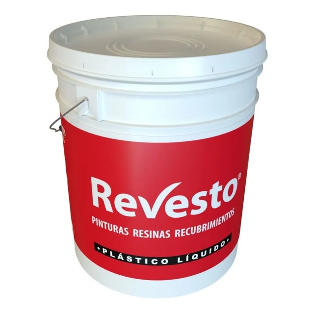 Cubeta De Pintura Blanca Vinirevesto Plus 8 Años 19 Litros
