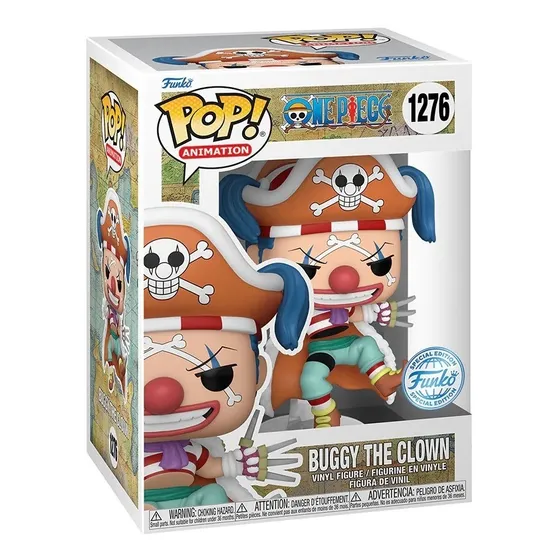 Figura De Accion Buggy The Clown 1276 One Piece Funko Pop Animation