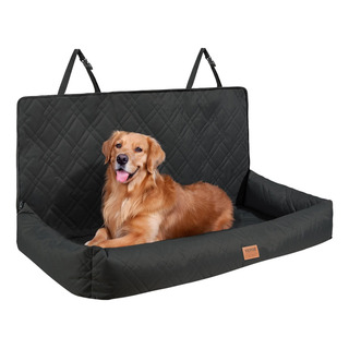 Cubre Asiento Elevador De Coche Mascotas Raza Grande Negro Cubre Asiento Elevador De Coche Mascotas Raza Grande Negro