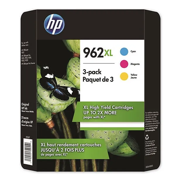 Hp 962xl Cartucho De Tinta Original Cyan Magenta Y Amarillo.
