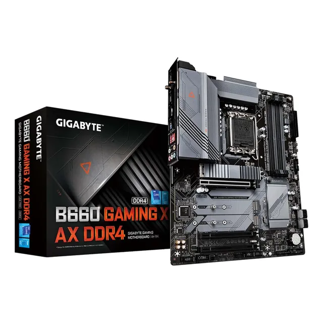 Placa Madre Gigabyte B660 Gaming X Ax Ddr4 Intel Lga1700. Color Negro