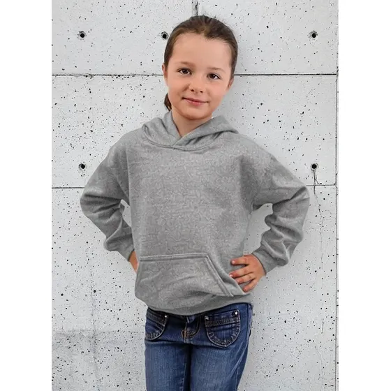 Poleron Infantil Algodón Canguro Capucha Para Estampar