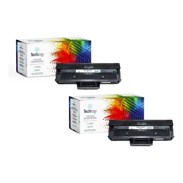 Toner Techlogy 111s 2 Pack M2020 M2022 M2070 Tinta Negro