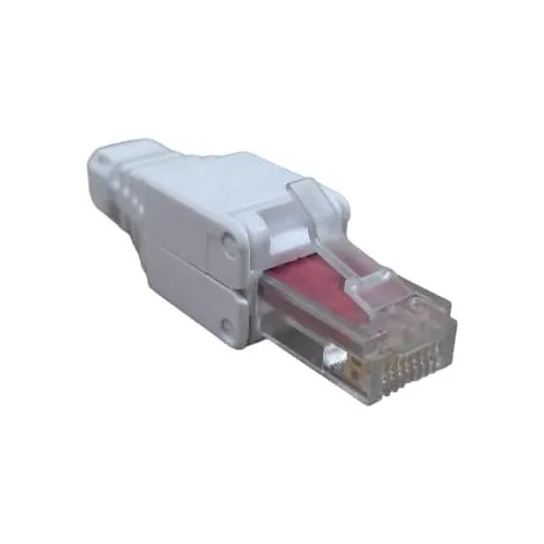 Conector Rj45 Cat 6 Ponchable Ideal Para Cable Exterior