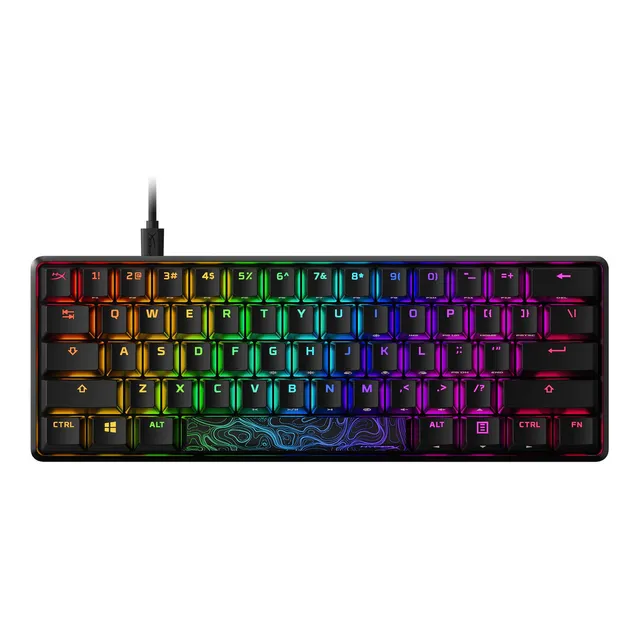 Teclado Gaming Mecanico Hyperx Alloy Origins 60 Iluminación