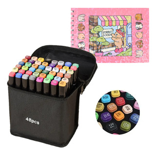 Kit De Plumas Touch 48 Colores Y 1 Libro Para Colorear Kit De Plumas Touch 48 Colores Y 1 Libro Para Colorear