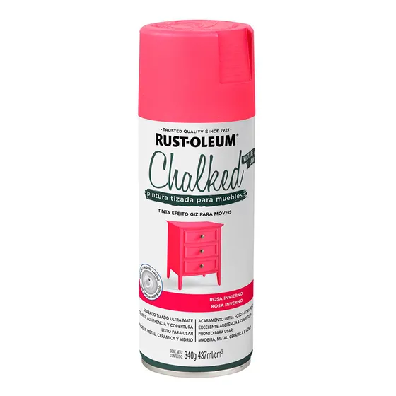 Rust Oleum - Chalked Interior Rosa Invierno Ultra Mate, 340g