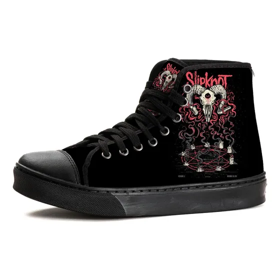 Tênis Cano Alto Casual Slipknot Banda Internacional Promoção
