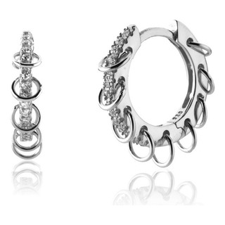 10.4mm Damas Redondas De Moda Rock Punk Pendientes 10.4mm Damas Redondas De Moda Rock Punk Pendientes