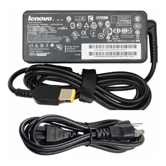 Adaptador Cargador Laptop Lenovo 20v 4.5a 90w Rectangular 